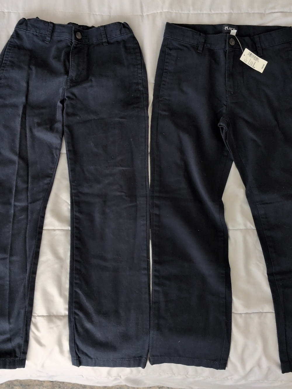 2 pairs children’s place size 8 Boy uniform pants - Straight Leg